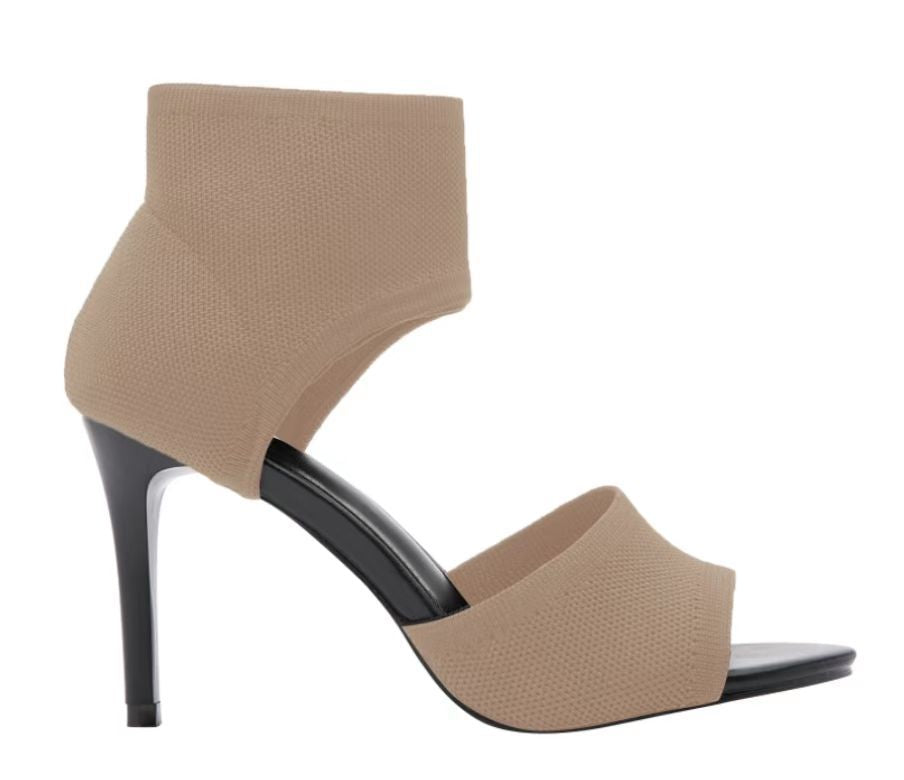 heels 2023 new European and American fashion women's shoes comfortable super high-heeled thin black flying woven stiletto fish mouth sandals