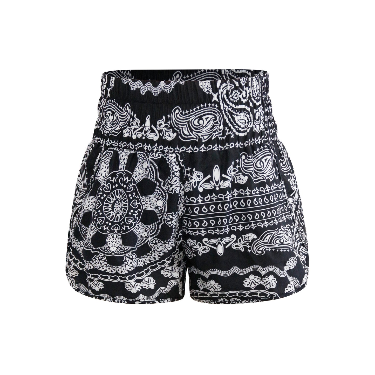 Factory Direct Totem Digital Printing Ladies Outdoor Sports Shorts Home Commuter Casual Pants European Women's Clothing
