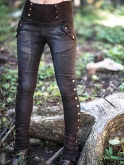 2019 AliExpress Amazon hot style rivet slit sexy pencil pants slim elastic pocket pencil pants